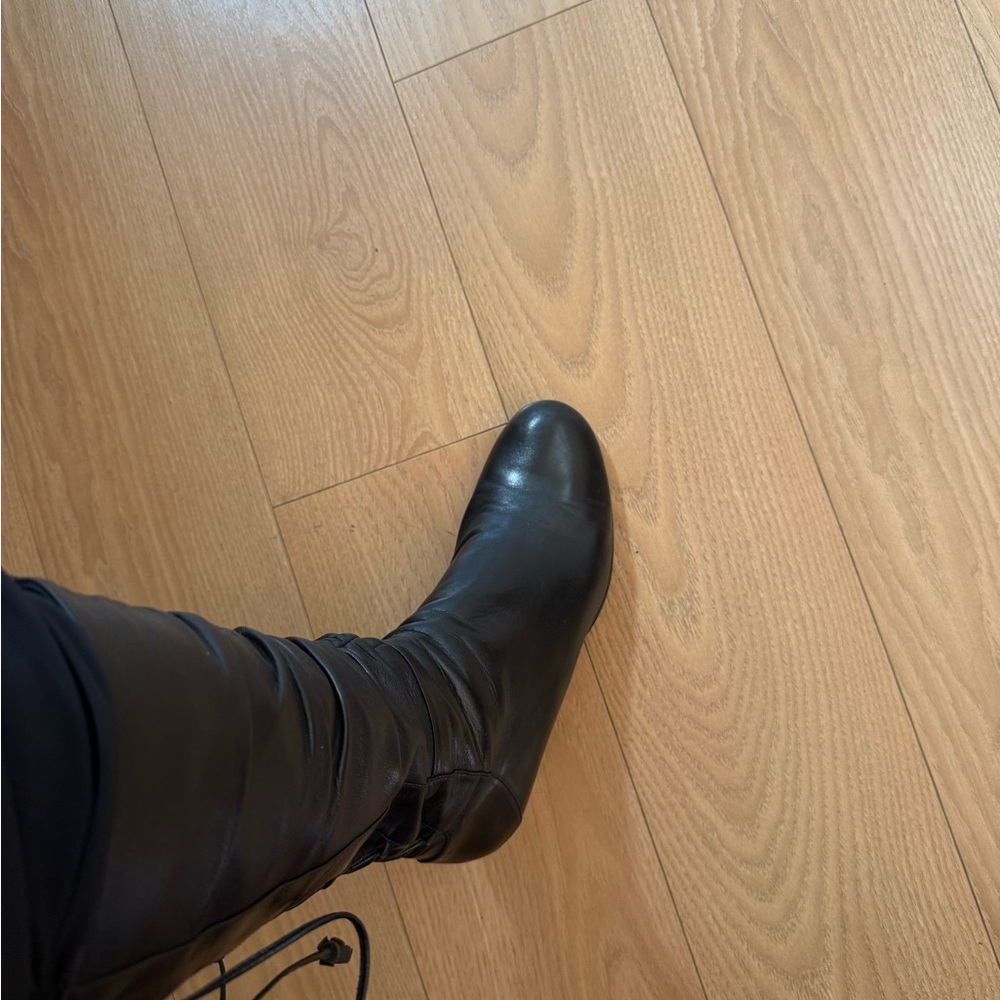 Taryn Rose Black Heeled Boots